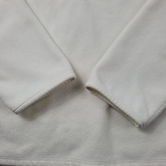 Lands End Ivory Fleece Long Sleeve Top size XL (18-20) - Picture 9 of 14